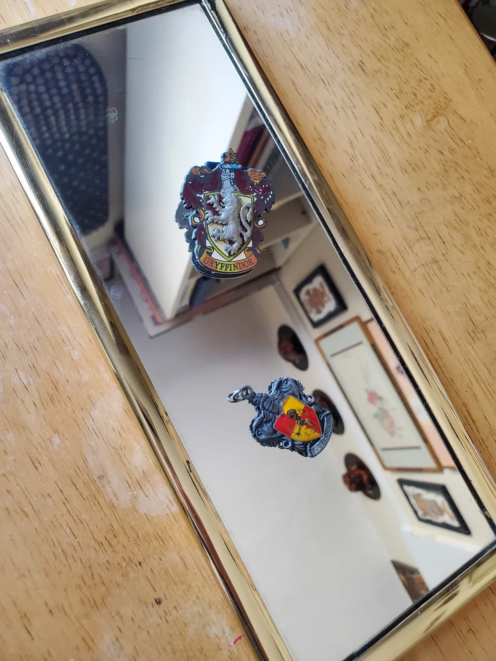 Gryffindor Crest Enamel Pin and Charm - Harry Potter